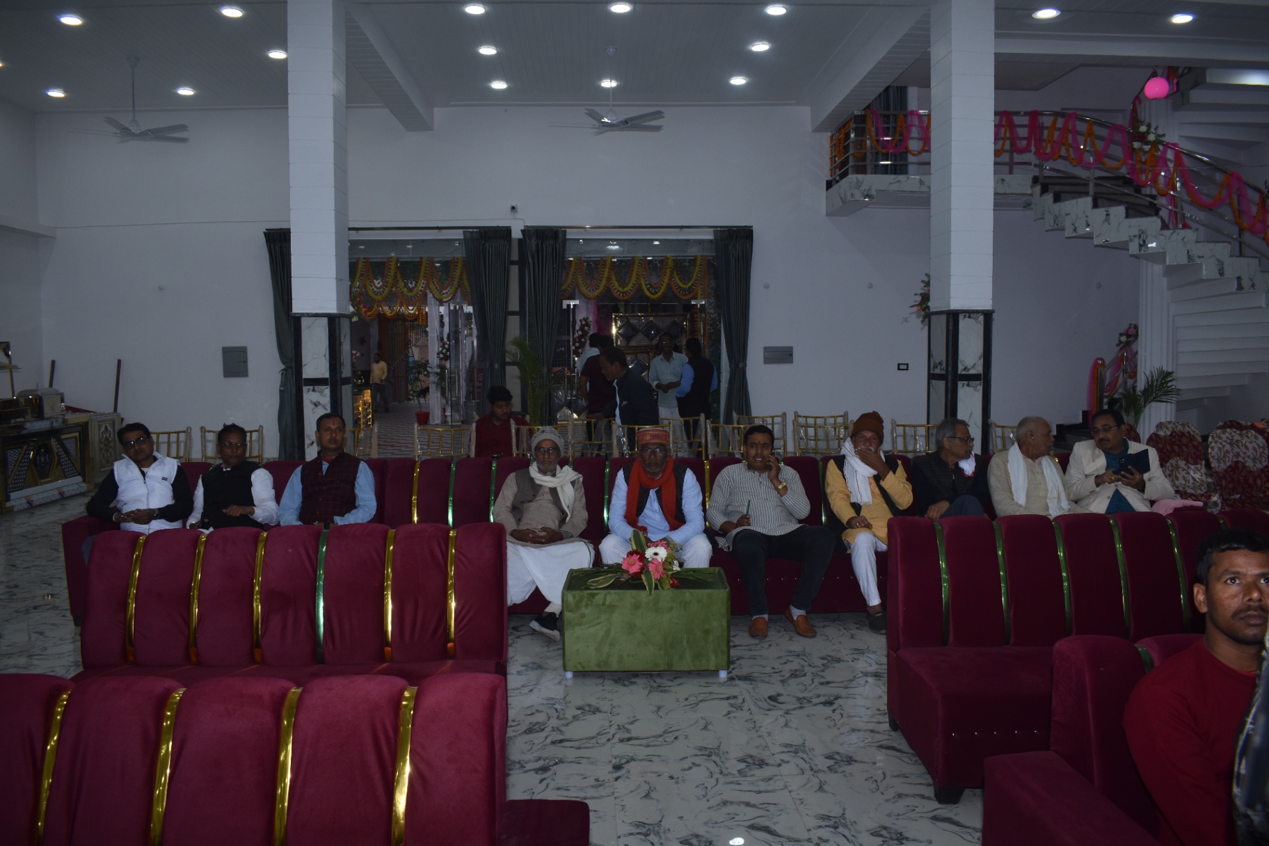 Guest seating arrangement